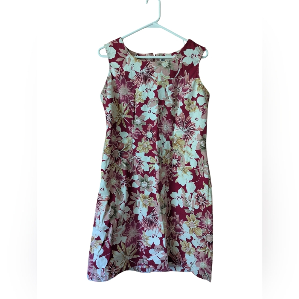 FADED GLORY | Stretch Women's Floral SleevelessDress Size 12